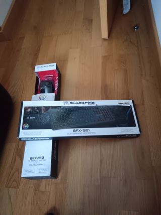 Teclado + Ratón + Alfombrilla Gaming