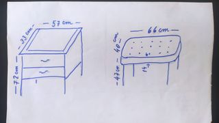 Conjunto mesitas de noche vintage