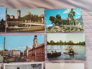 MADRID. Lote 14 postales antiguas, nuevas, sin uso