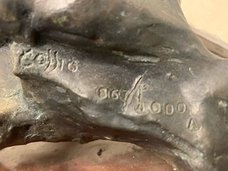 Escultura artista de renombre firmada y numerada