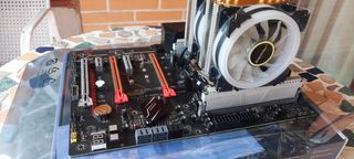 Placa base + Cpu + Ram + Disipador 