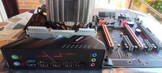Placa base + Cpu + Ram + Disipador 