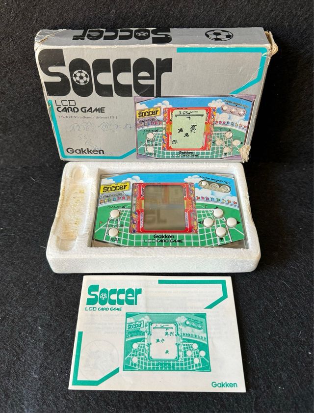 Gakken Soccer Lcd Game Handheld Japan 1980s