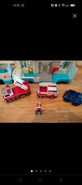 CAMIÓN GRANDE PATRULLA CANINA +2 COCHES