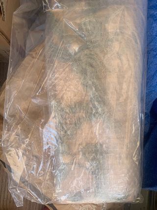 Balda madera y macramé boho chic nueva