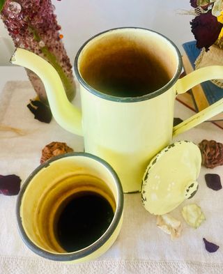 Cafetera vintage francesa decorativa