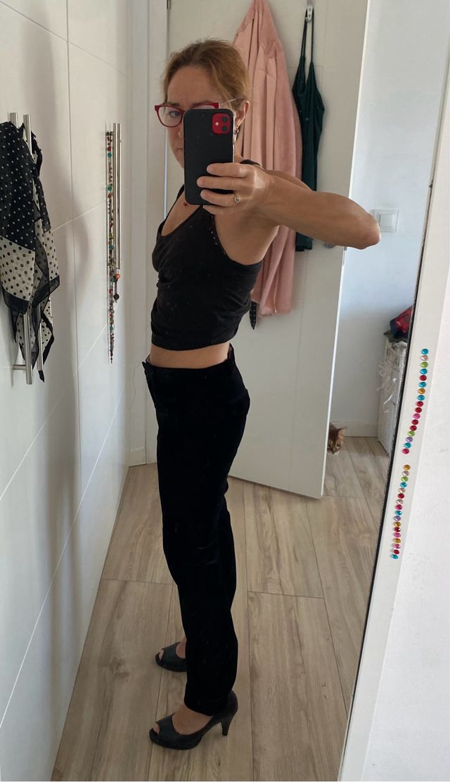 Pantalon de pana negro Joseph