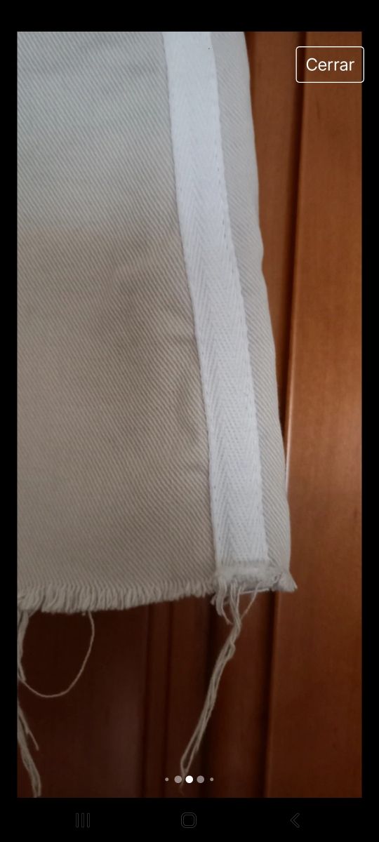 Minifalda vaquera beig Pull&Bear