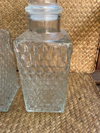 2 BOTELLLAS Licoreras Vintage