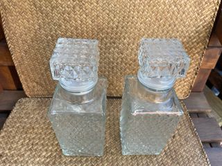 2 BOTELLLAS Licoreras Vintage