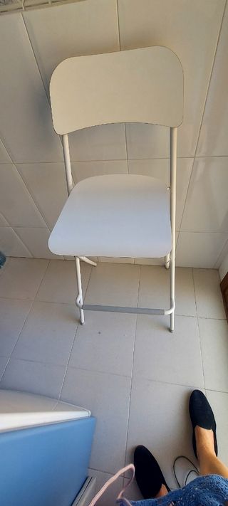 Silla plegable alta