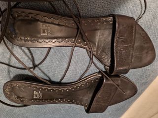 Sandalias piel tiras Lodi