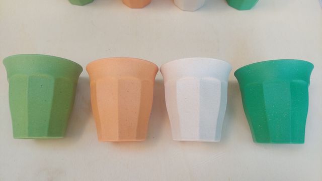 Bicchieri  fibra bamboo