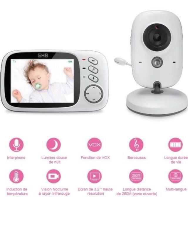 Cámara vigilancia bebé GHB