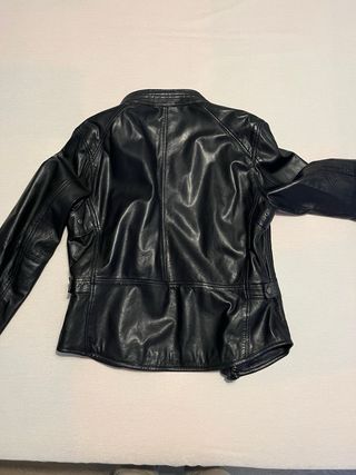 Cazadora de piel para hombre