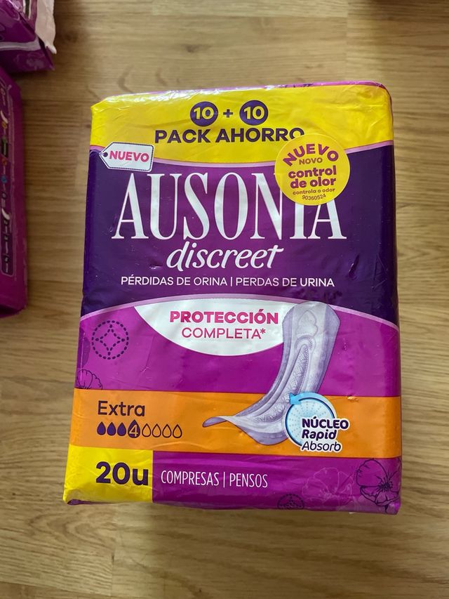 Compresas ausonia discreet