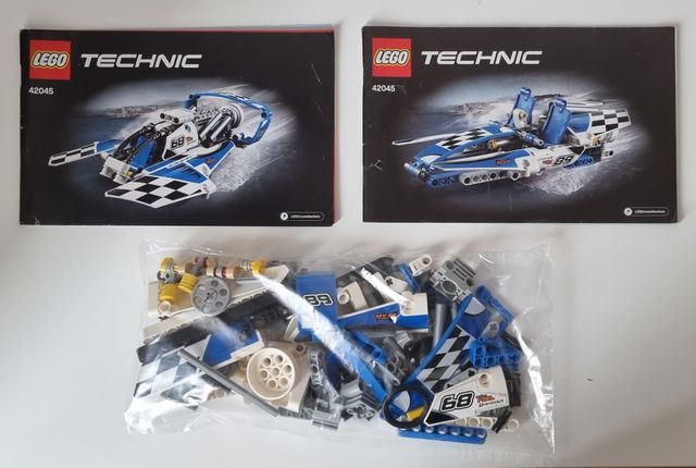 Lego Technic 42045 HYDROPLANE RACER COMPLETO