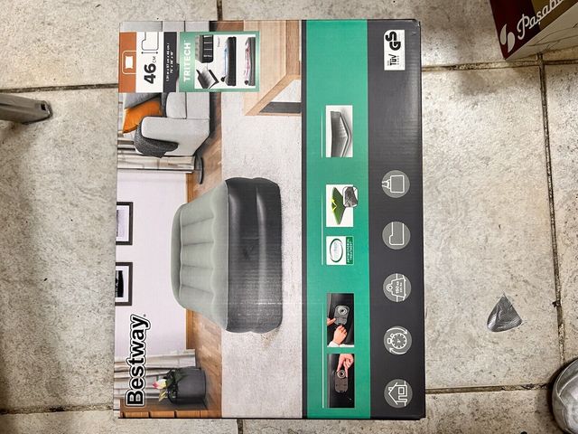 MATERASSO LETTO SINGOLO GONFIABILE con POMPA INTEG