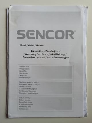 Sencor affettatrice elettrica SFS 1001GR