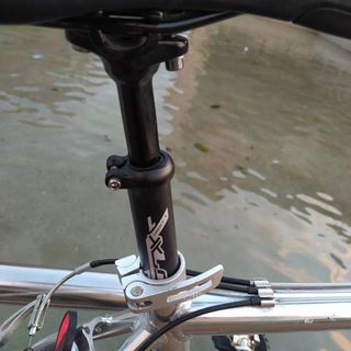 Bicicleta plateada 26" 