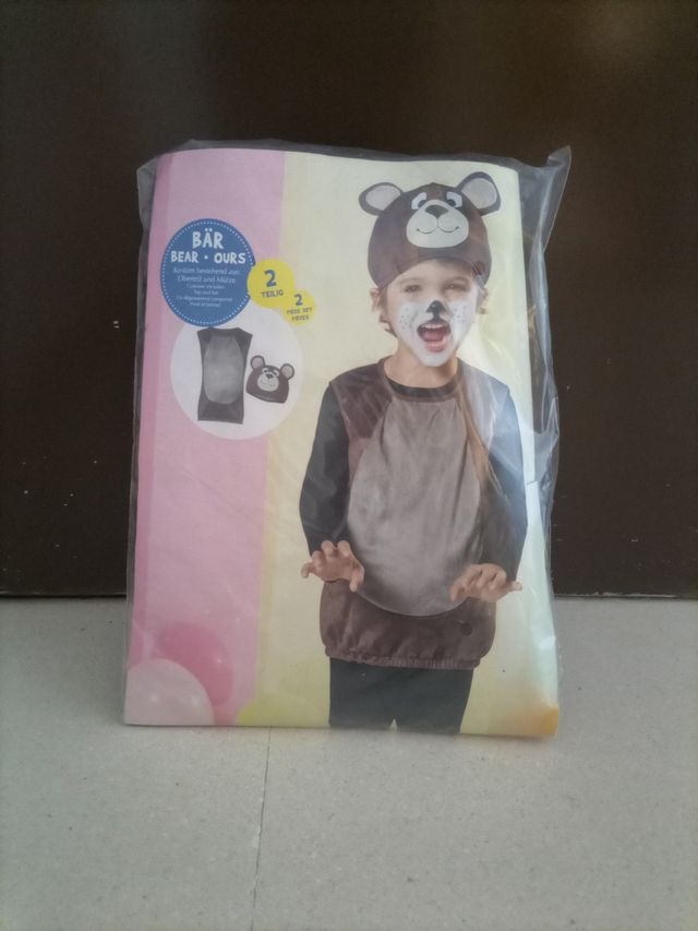 Disfraz de oso 4-6 años