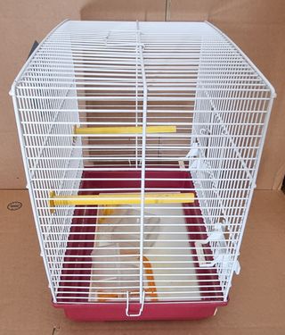 Gabbia per uccelli gabbietta per uccellini metallo