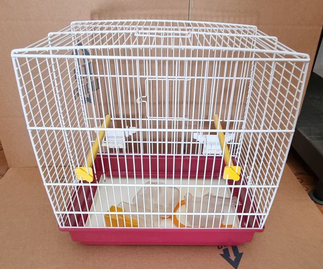 Gabbia per uccelli gabbietta per uccellini metallo