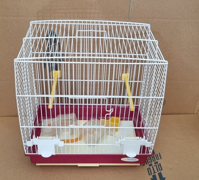 Gabbia per uccelli gabbietta per uccellini metallo