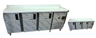 BAJO MOSTRADOR 3 PUERTAS ACERO INOX INDUSTRIAL