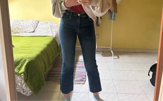 Pantalón campana de Zara