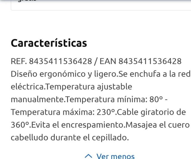 Cepillo eléctrico alisador