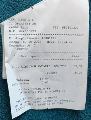 Adaptador seguridad embarazadas Olmitos