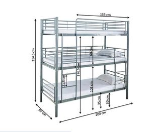 Litera triple para camas individuales NUEVA