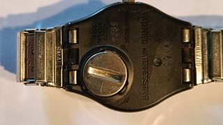 Orologio Swatch Vintage Cold Steel Blue Face