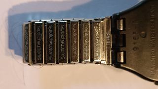 Orologio Swatch Vintage Cold Steel Blue Face