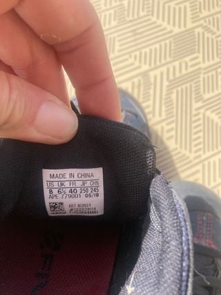 Zapatillas aproximación