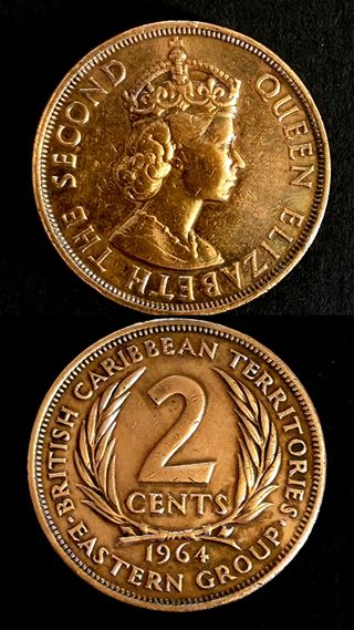 1964 CARIBE BRITÁNICO 2¢