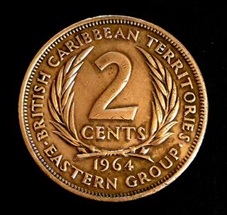 1964 CARIBE BRITÁNICO 2¢
