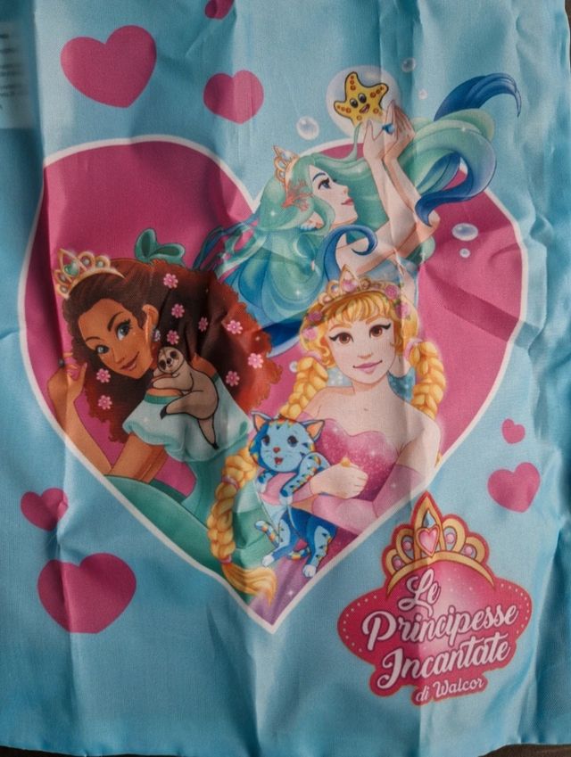 Mini sacca porta merenda Le Principesse Incantate