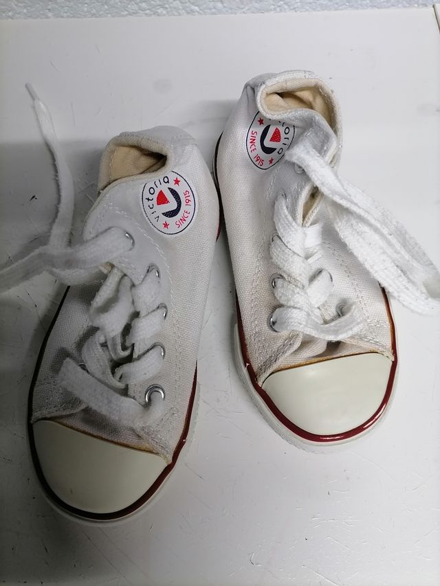 Zapatillas altas de lona VICTORIA, talla 25