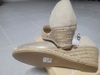 Alpargatas 41  cuña 5 cm