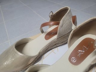 Alpargatas 41  cuña 5 cm