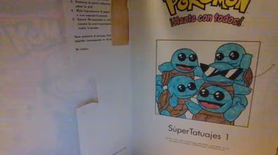 Pack Pokémon tatuajes + MALETA ELECTRICA VHS