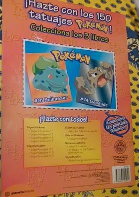 Pack Pokémon tatuajes + MALETA ELECTRICA VHS