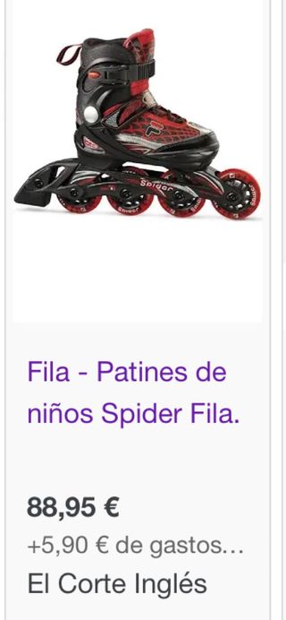 Patines niño/niña Fila Spider