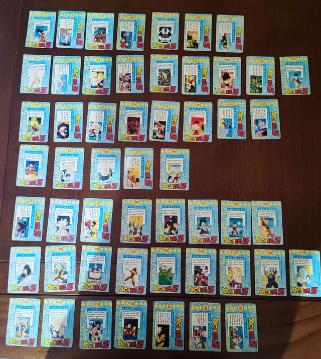 Dragon Ball Cartas serie azul