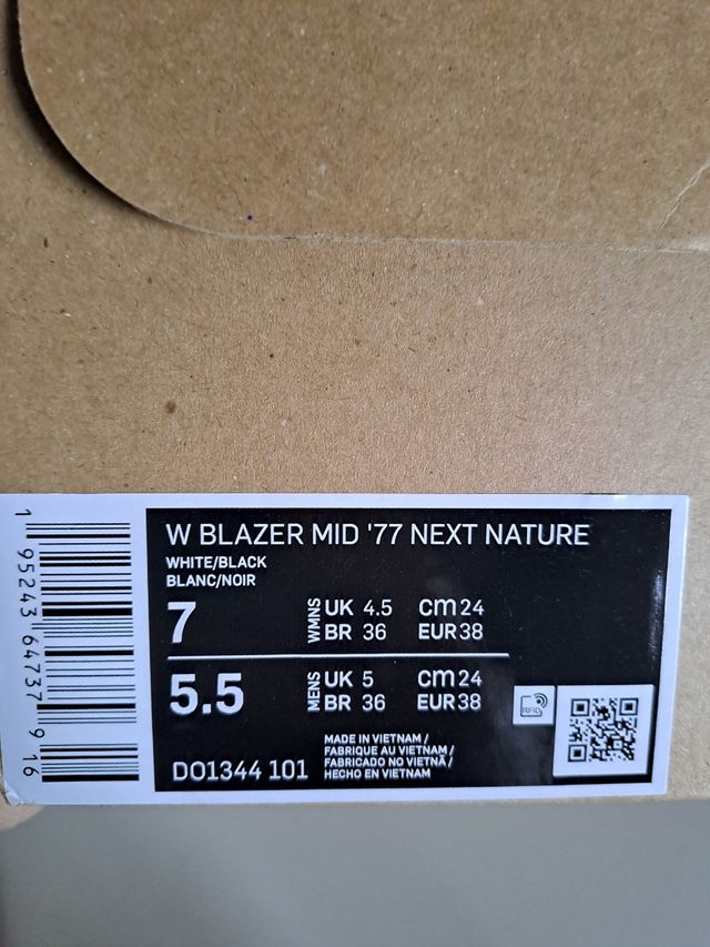 Nike Blazer Mid bianca