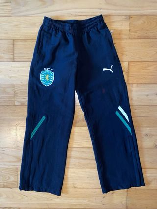👖Calças Fato de Treino Puma Do Sporting Criança💯