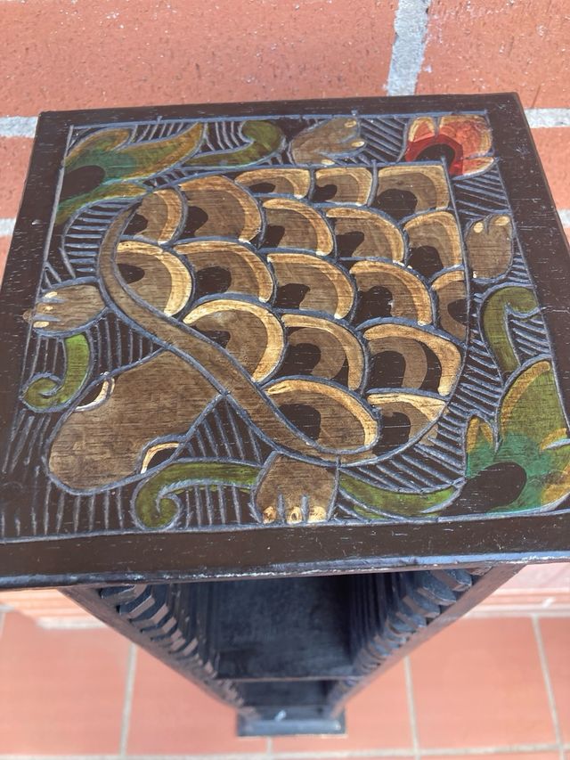 Estantería cd madera étnica