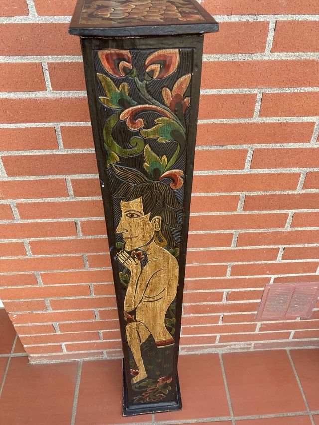 Estantería cd madera étnica